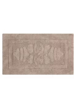 Knightsbridge Cipher 220 GSF Non Skid Back Bath Rug 17 x 24 - Light Blue