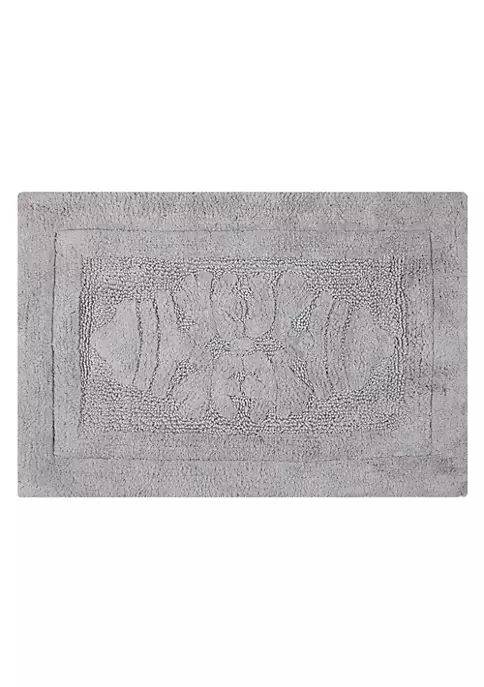 Knightsbridge Cipher 220 GSF Non Skid Back Bath Rug 17 x 24 - Light Blue 5 Knightsbridge Cipher 220 GSF Non Skid Back Bath Rug 17 x 24 - Light Blue - Image 4