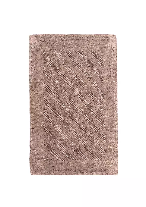 Knightsbridge Shooting Star 220 GSF Reversible Bath Rug 17 x 24 - Stone 4 Knightsbridge Shooting Star 220 GSF Reversible Bath Rug 17 x 24 - Stone - Image 2