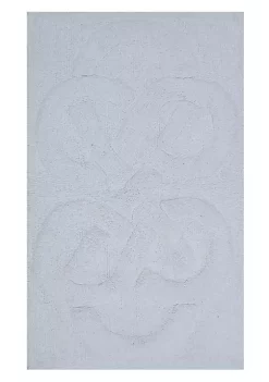 Knightsbridge Tuft Twisted 220 GSF Non Skid Back Bath Rug 17 x 24 - Aqua -Be Inspired Elegant Store Belk 1028