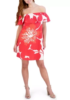 Robbie Bee Women's One Piece Off The Shoulder Shift Dress 9 Robbie Bee Women's One Piece Off The Shoulder Shift Dress -Be Inspired Elegant Store Belk 1116