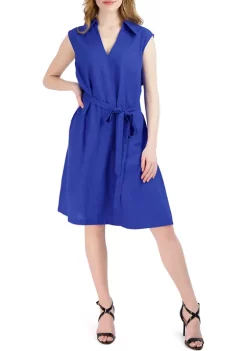 Robbie Bee Women's Sleeveless Linen Sheath Dress -Be Inspired Elegant Store Belk 1136