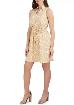 Robbie Bee Women's Sleeveless Linen Sheath Dress -Be Inspired Elegant Store Belk 1177