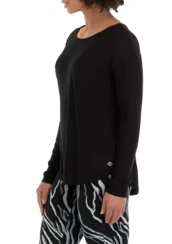 ZELOS Long Sleeve Twist Back T-Shirt -Be Inspired Elegant Store Belk 129