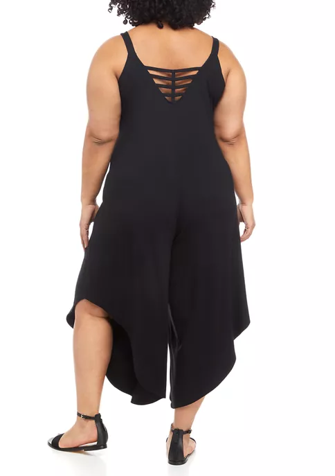 Robbie Bee Plus Size Ladderback Jumpsuit 4 Robbie Bee Plus Size Ladderback Jumpsuit - Image 2