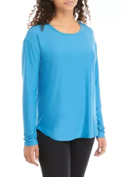 ZELOS Long Sleeve Twist Back T-Shirt -Be Inspired Elegant Store Belk 131