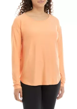 ZELOS Long Sleeve Twist Back T-Shirt -Be Inspired Elegant Store Belk 132