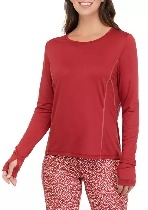 ZELOS Long Sleeve Seamed T-Shirt 3 ZELOS Long Sleeve Seamed T-Shirt