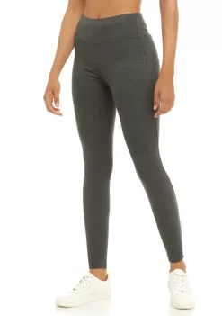 ZELOS Heathered Cotton Leggings 9 ZELOS Heathered Cotton Leggings -Be Inspired Elegant Store Belk 166