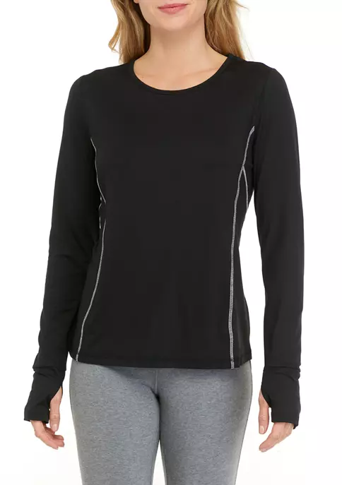 ZELOS Long Sleeve Seamed T-Shirt 7 ZELOS Long Sleeve Seamed T-Shirt - Image 5