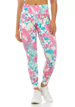 ZELOS Women's Floral Printed Leggings -Be Inspired Elegant Store Belk 291