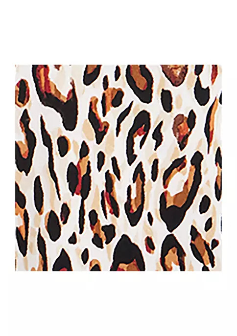 Alfred Dunner Petite Madagascar Leopard Print Split Neck 3/4 Sleeve Shirt 5 Alfred Dunner Petite Madagascar Leopard Print Split Neck 3/4 Sleeve Shirt - Image 3