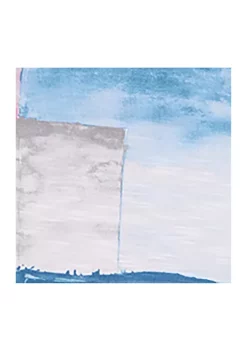 Alfred Dunner Petite Floral Park Crew Neck 3/4 Sleeve Watercolor Print Top -Be Inspired Elegant Store Belk 393