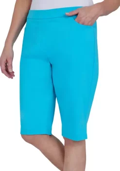 Alfred Dunner Petite Stretch Bermuda Shorts -Be Inspired Elegant Store Belk 484