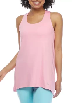 ZELOS Strap Back 2Fer Tank -Be Inspired Elegant Store Belk 499
