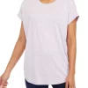 ZELOS Short Sleeve Oversized T-Shirt -Be Inspired Elegant Store Belk 533