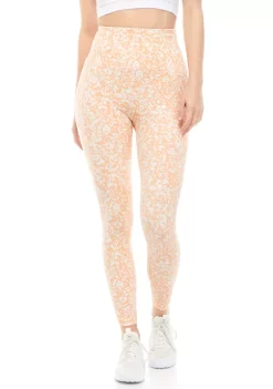 ZELOS Printed High Waisted Leggings -Be Inspired Elegant Store Belk 541