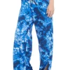 ZELOS Printed Wide Leg Pants with Slits -Be Inspired Elegant Store Belk 567