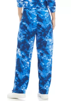 ZELOS Printed Wide Leg Pants with Slits 7 ZELOS Printed Wide Leg Pants with Slits -Be Inspired Elegant Store Belk 568
