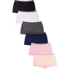 Gilbin Women Seamless Stretch Boyshort Panties Various Styles (Pack of 6) (Sweet) -Be Inspired Elegant Store Belk 587