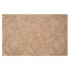 Knightsbridge Arch Bath Rug Cotton Non Skid Back - 24x40", Natural -Be Inspired Elegant Store Belk 694