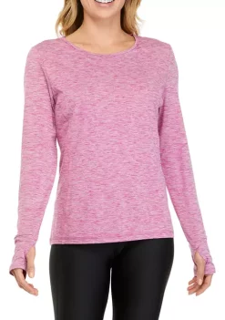 ZELOS Long Sleeve Medium Impact T-Shirt -Be Inspired Elegant Store Belk 71