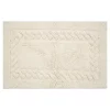 Knightsbridge Chain Bath Rug Cotton Non Skid Back - 24x40", Ivory 1 Knightsbridge Chain Bath Rug Cotton Non Skid Back - 24x40", Ivory -Be Inspired Elegant Store Belk 716