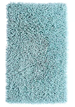 Knightsbridge Chenille Shaggy 220 GSF Non Skid Back Bath Rug 17 x 24 - Stone -Be Inspired Elegant Store Belk 749