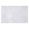 Knightsbridge Orbit Bath Rug Cotton Non Skid Back - 21x34", White -Be Inspired Elegant Store Belk 791