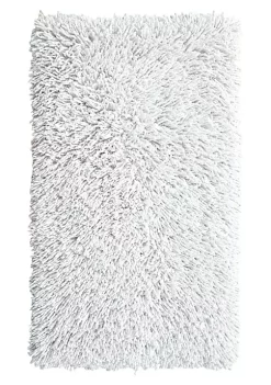 Knightsbridge Melbourne 220 GSF Non Skid Back Bath Rug 17 x 24 - Silver