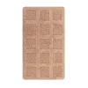 Knightsbridge Square Honeycomb 100% Cotton Reversible Bath Rug 21 X 34 Natural -Be Inspired Elegant Store Belk 824