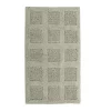 Knightsbridge Square Honeycomb 100% Cotton Reversible Bath Rug 17 X 24 Sage -Be Inspired Elegant Store Belk 830