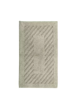 Knightsbridge Diagonal Racetrack 100% Cotton Reversible Bath Rug 22 X 60 Sage -Be Inspired Elegant Store Belk 845