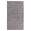 Knightsbridge Square Honeycomb 100% Cotton Reversible Bath Rug 17 X 24 Silver -Be Inspired Elegant Store Belk 870
