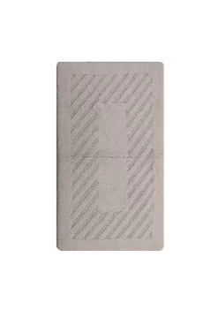 Knightsbridge Diagonal Racetrack 100% Cotton Reversible Bath Rug 17 X 24 Ivory 8 Knightsbridge Diagonal Racetrack 100% Cotton Reversible Bath Rug 17 X 24 Ivory -Be Inspired Elegant Store Belk 878