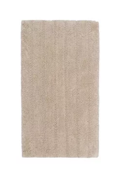 Knightsbridge Linear 220 GSF Reversible Bath Rug 24 x 40 - White -Be Inspired Elegant Store Belk 889