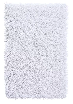 Knightsbridge Chenille Shaggy 220 GSF Non Skid Back Bath Rug 24 x 40 - Light Blue