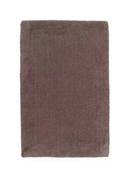 Knightsbridge Bella Napoli 220 GSF Reversible Bath Rug 24 x 40 - Ivory