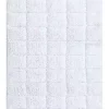 Knightsbridge Summer Tile 220 GSF Non Skid Back Bath Rug 24 x 40 - White -Be Inspired Elegant Store Belk 915