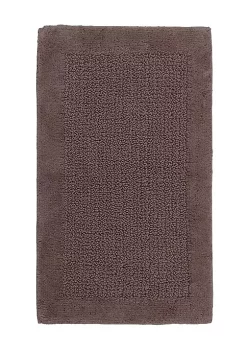 Knightsbridge Naples 220 GSF Non Skid Back Bath Rug 21 x 34 - Light Blue