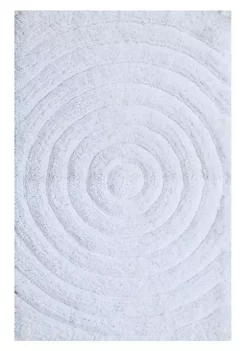 Knightsbridge Echo 220 GSF Non Skid Back Bath Rug 21 x 34 - Aqua