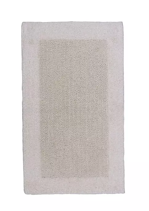 Knightsbridge Bella Napoli 220 GSF Reversible Bath Rug 21 x 34 - Ivory 4 Knightsbridge Bella Napoli 220 GSF Reversible Bath Rug 21 x 34 - Ivory - Image 2