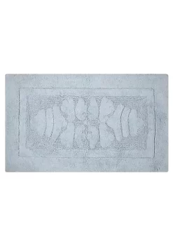 Knightsbridge Cipher 220 GSF Non Skid Back Bath Rug 20 x 30 - Light Blue -Be Inspired Elegant Store Belk 983
