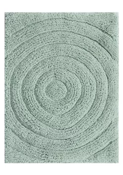 Knightsbridge Echo 220 GSF Non Skid Back Bath Rug 20 x 30 - Silver